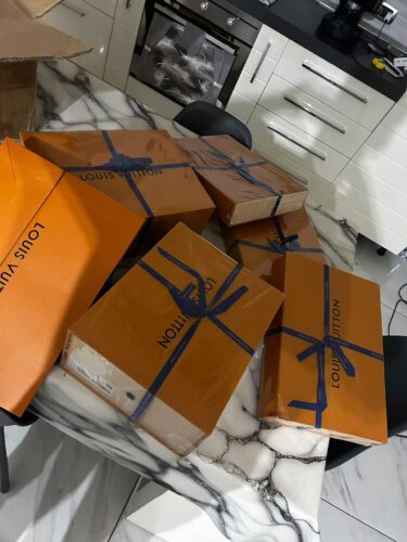 Louis Vuitton x Nike Air Jorda 1 High Aj1 Sneakers photo review