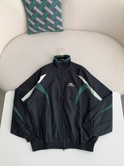 Balenciaga sports patchwork jacket