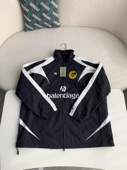 Balenciaga patchwork team jacket