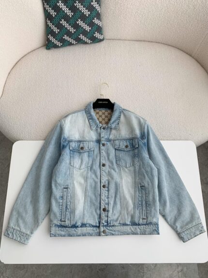 Gucci 24 new double-sided Jean Jacket