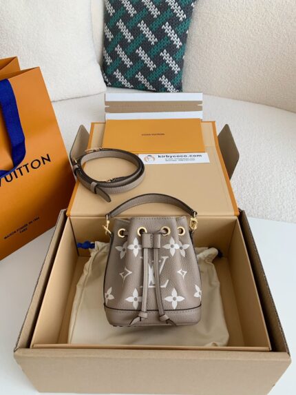 Louis Vuitton NANO NOÃ handbag M46291, top quality Size: 13*16*10cm