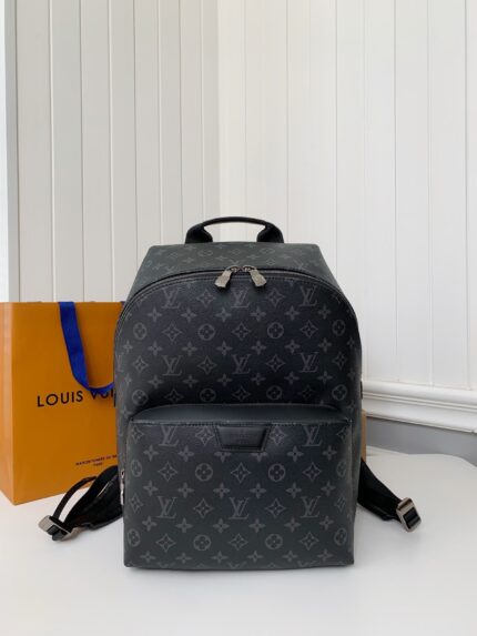 Louis Vuitton Men's DlSCOVERY Black Flower Backpack M43186 Top QualitySize: 30*40*20cm