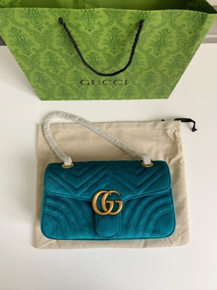 Gucci Marmont Series of Cashmere cross body bagSize:26*15*7cm