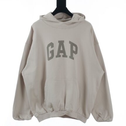 YEEZY x GAP x BALENCIAGA three-party joint peace dove theme hooded sweatshirt