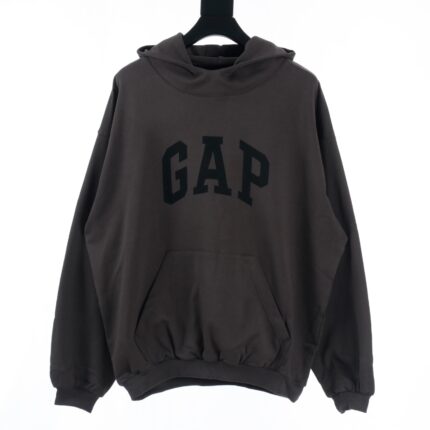 YEEZY x GAP x BALENCIAGA three-party joint peace dove theme hooded sweatshirt