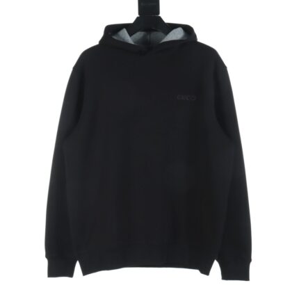 Gucci GUC 24 small label space cotton composite knitted hooded sweatshirt