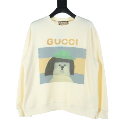 Gucci GUC 24Fw Funny Cartoon Series Printed Crew Neck Sweatshirt