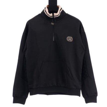 Gucci GUC interlocking double G half-zip suit jacket