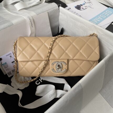 Chanel 23A Hot Selling Pearl Stick Bag AS3791, TopQuality Size: 11.5*26*4cm