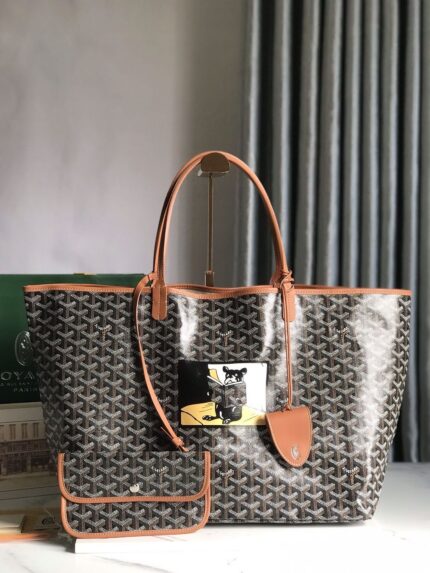 Goyard Saint Louis GM special painted Dou styleshopping bag