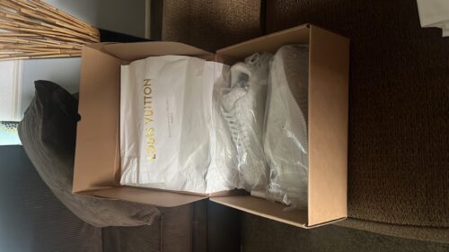 LOUIS VUITTON x NIKE AIR FORCE 1 Sn eaker photo review