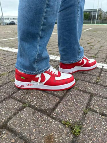 LOUIS VUITTON x NIKE AIR FORCE 1 SNEAKER photo review