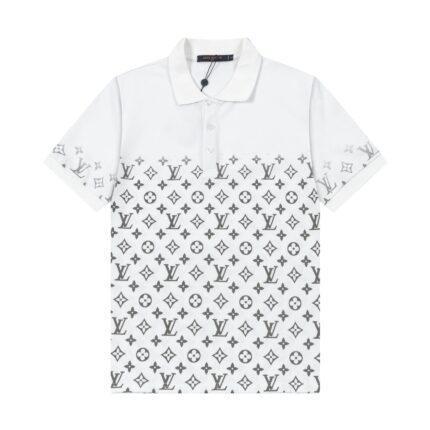 LV Louis Vuitton 2025 new gradient lapel POLO shirt