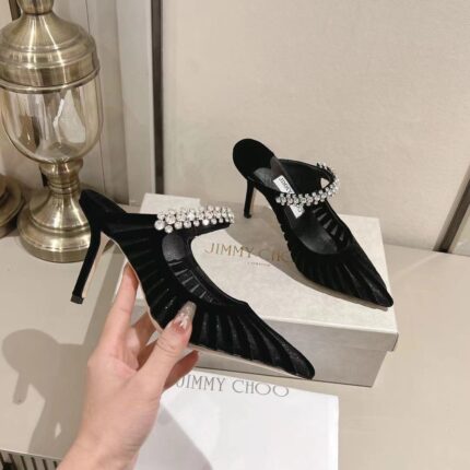 JIMMY CHOO 2025 Pointed High Heel Sandals Heel Height: 8.5cm