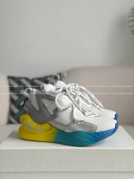 Dolce&Gabbana Mesh Leather Sports Casual Shoes