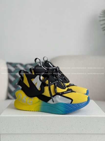 Dolce&Gabbana Mesh Leather Sports Casual Shoes