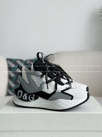 Dolce&Gabbana Mesh Leather Sports Casual Shoes