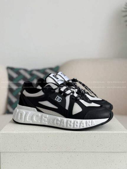 Dolce&Gabbana Mesh Leather Sports Casual Shoes