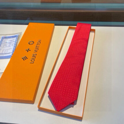 LV Men's tie series L letter tie, 100% top-quality jacquard silk handmade customization