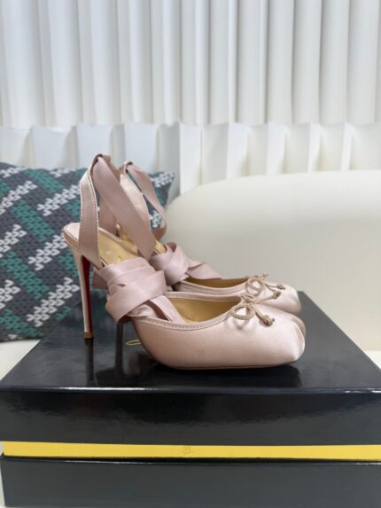 Christian Louboutin Ballet Bow Pumps Heel Height: 10cm