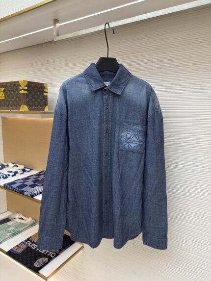 Loewe Anagram tannin short sleeved shirt