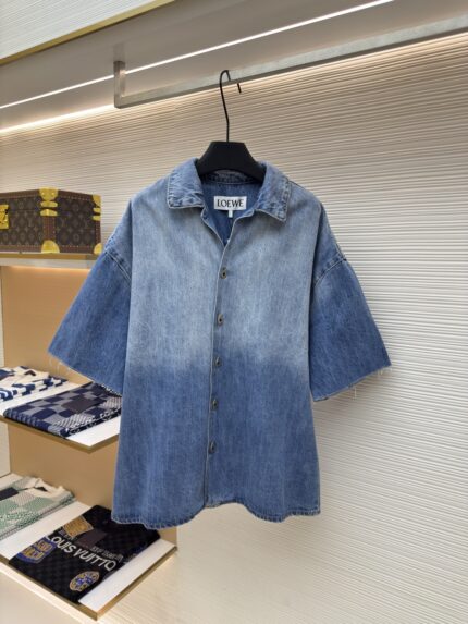 Loewe Anagram tannin short sleeved shirt