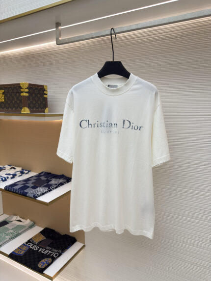 Dior logo printed short sleeved T-shirt