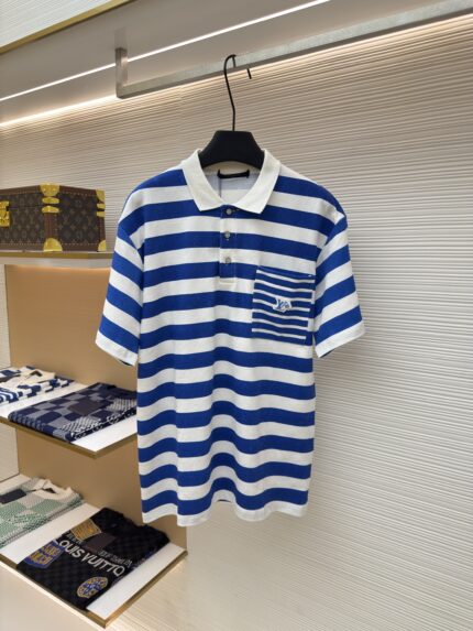 LOUIS VUITTON striped polo shirt polo shirt