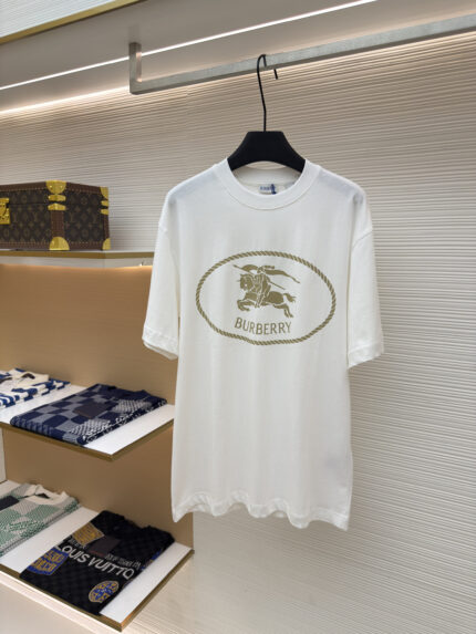 BURBERRY Rope War Horse Printed Short Sleeve