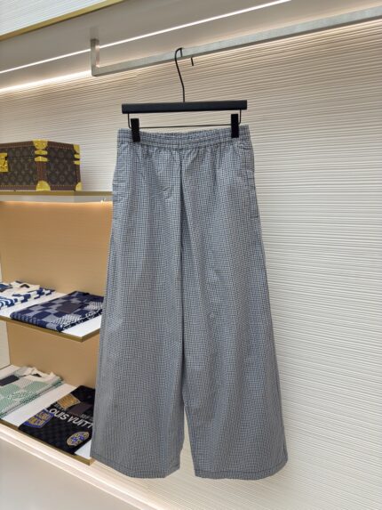 Balenciaga QR code striped wheat ear pants