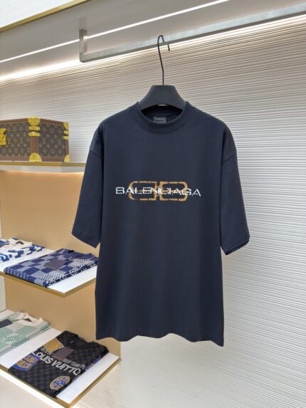 Balenciaga vintage letter printed T-shirt
