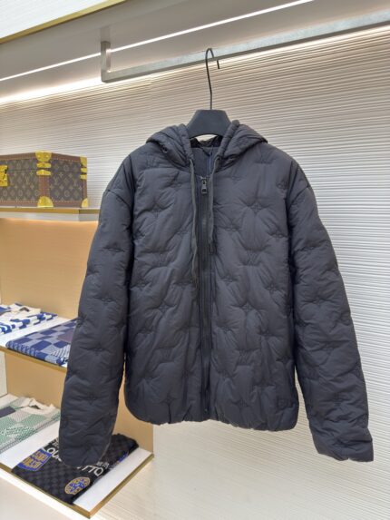 LOUIS VUITTON Embroidery Old Flower Cotton Robe