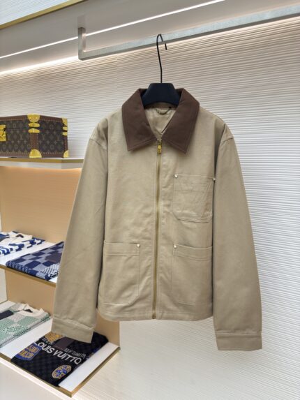 LOUIS VUITTON Bamboo Martini Denim Coat