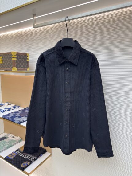 LOUIS VUITTON Corduroy Hot Drilled Shirt