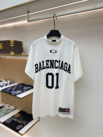 Balenciaga No.1 Embroidered T-shirt
