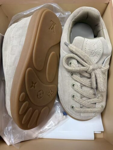 Louis Vuitton x Nigo collaboration platform loafers photo review