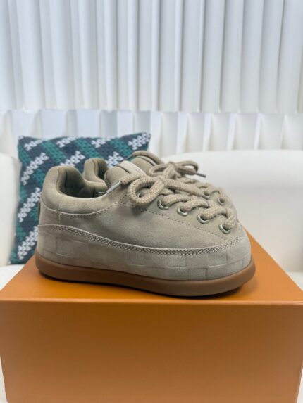 Louis Vuitton x Nigo collaboration platform loafers