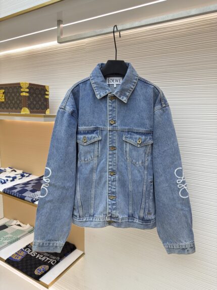 Loewe Anagram tannin denim jacket