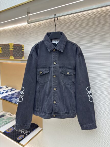 Loewe Anagram tannin denim jacket