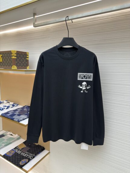 Chrome Hearts foti Skeleton Colorful Printed Long Sleeve