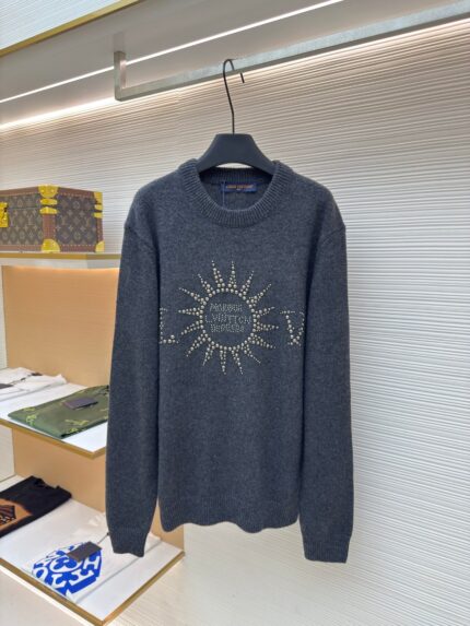Louis Vuitton sun-beaded wool sweater