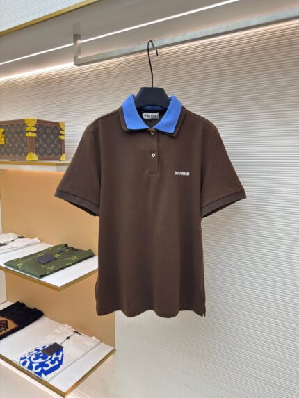 MiuMiu cotton piqué polo shirt