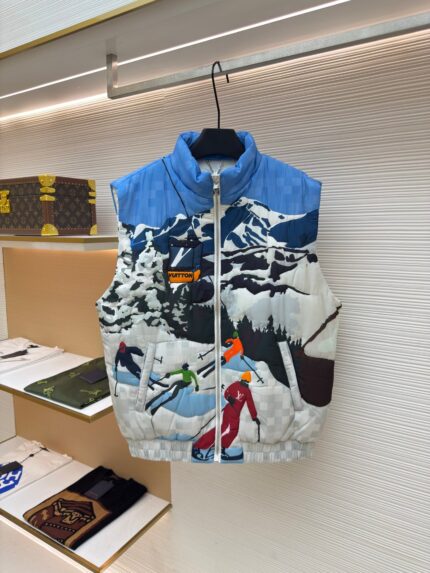 Louis Vuitton Ski Sleeveless Seamed Tank Top