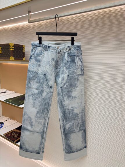 Dior mask print trousers