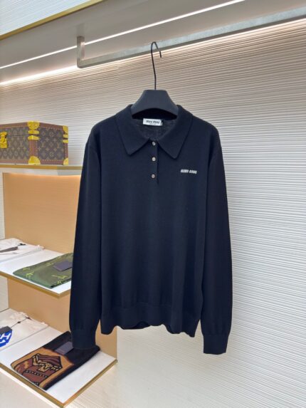 MiuMiu wool knitted polo shirt