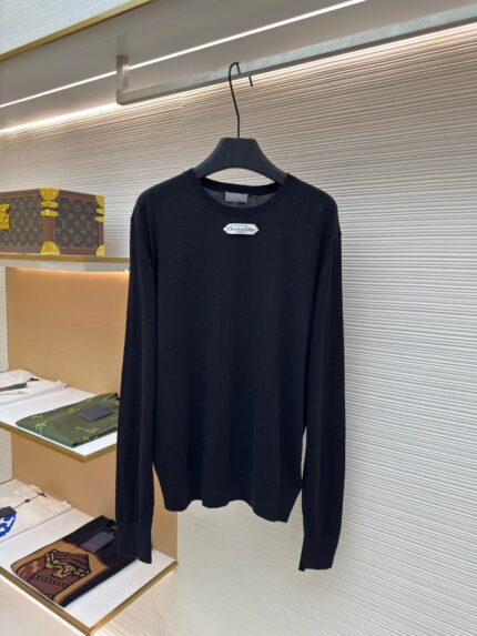 Dior small label round neck wool long sleeves