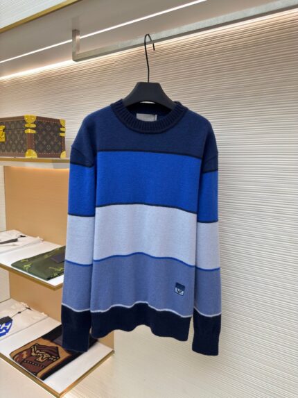 Dior Diamond Patch Colorblock Sweater
