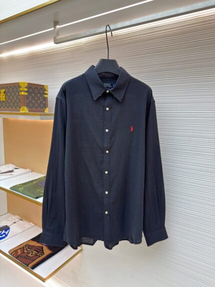 Ralph Lauren embroidered linen shirt