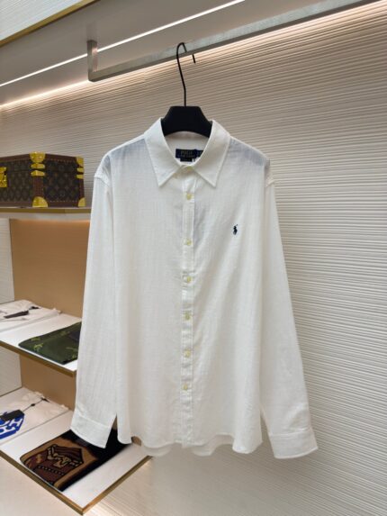 Ralph Lauren embroidered linen shirt