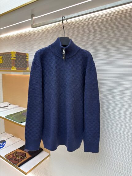 Louis Vuitton checkerboard embossed sweater